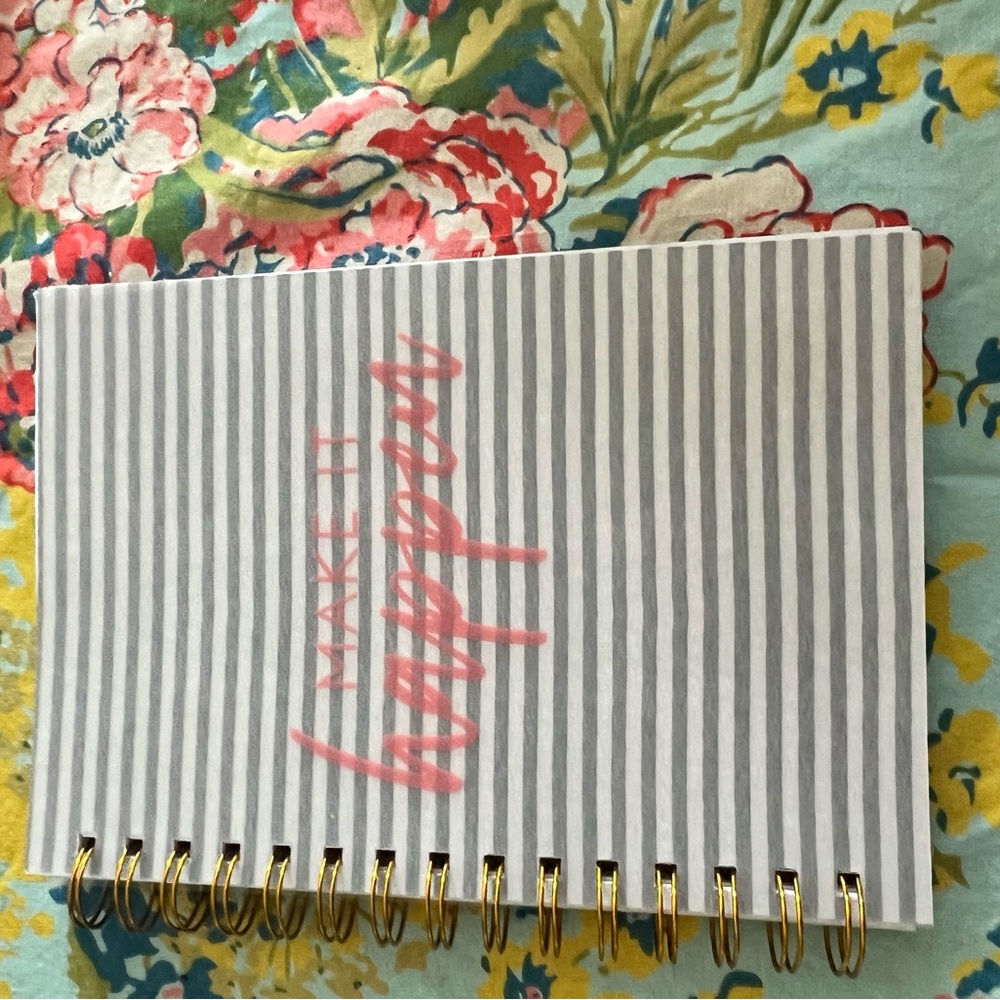 Make it happen ruled journal NWOT 5x7